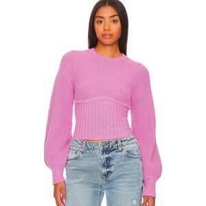 Lovers and Friends Anastasia Knit Sweater in Pink